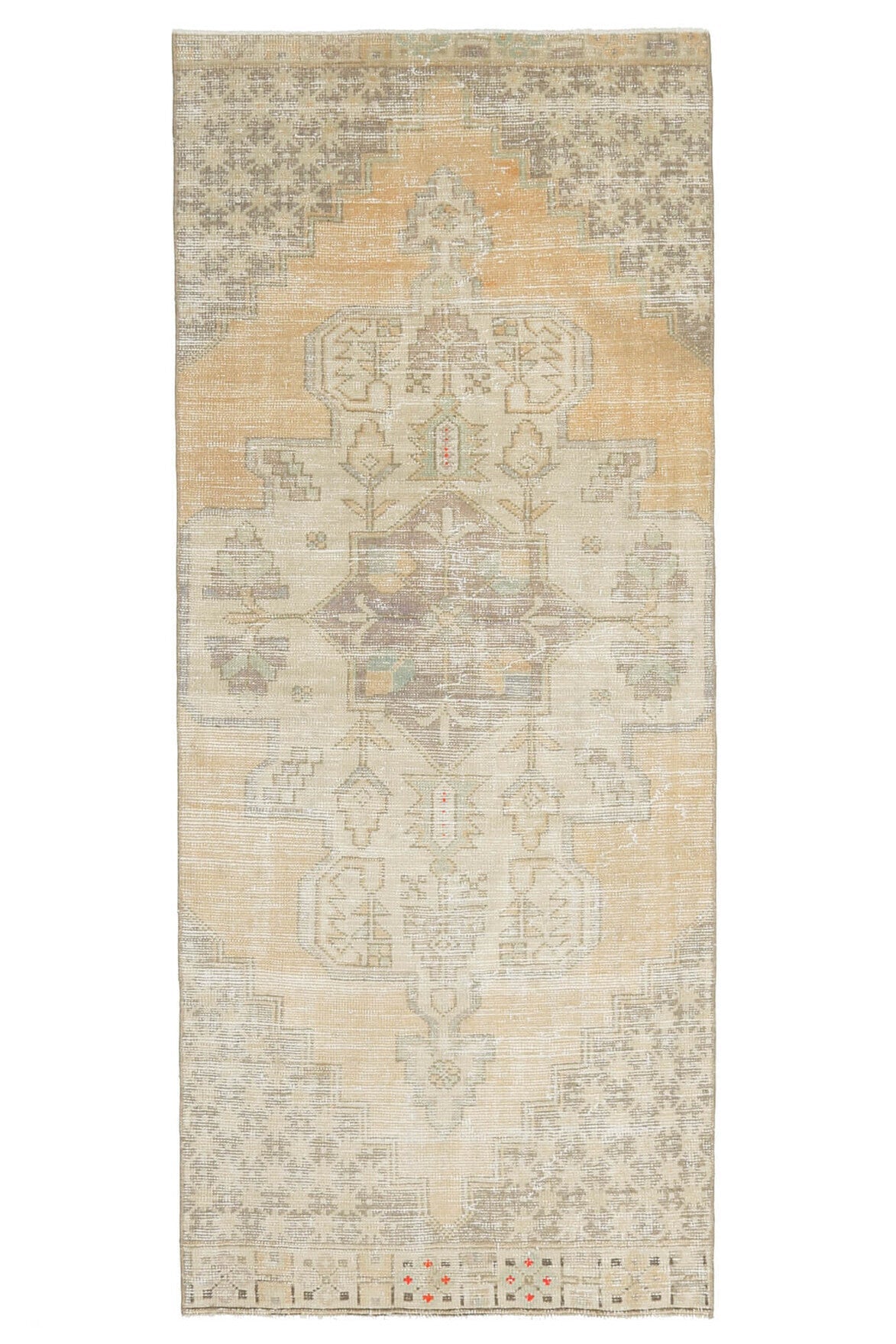 Oriental Vintage Oushak Runner Rug
