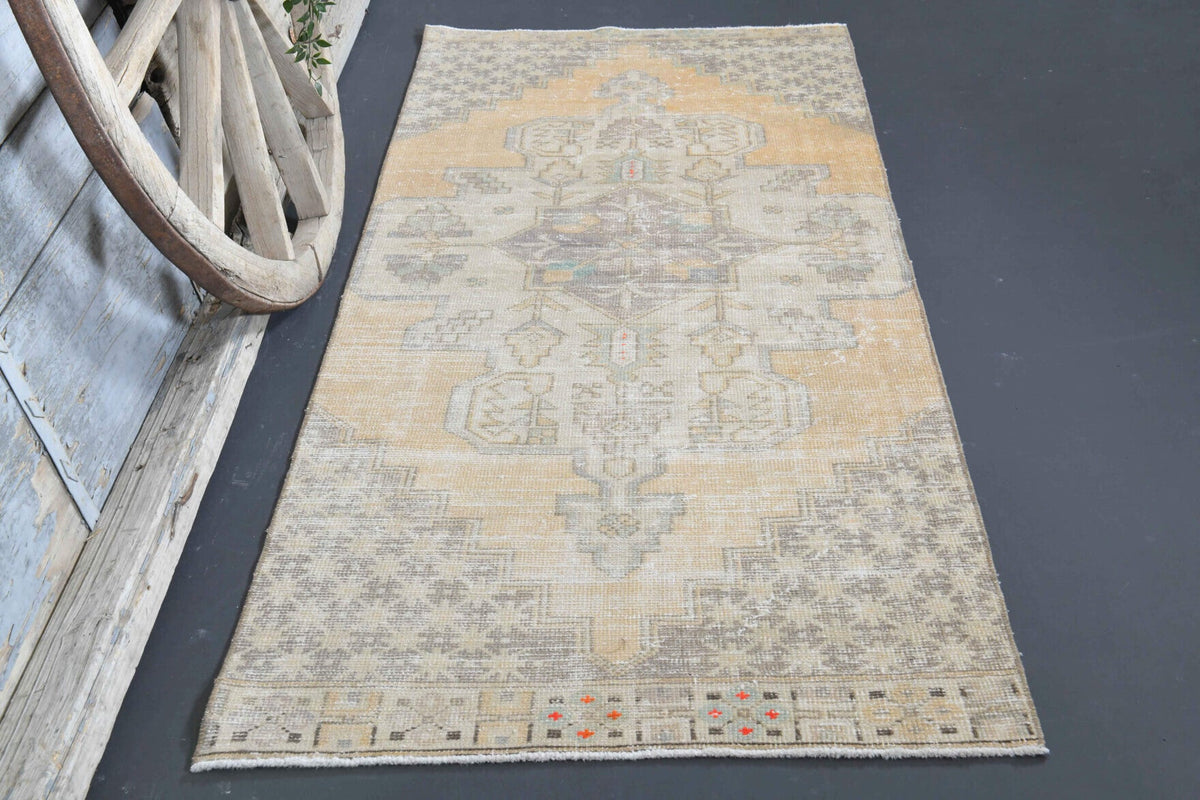 Oriental Vintage Oushak Runner Rug