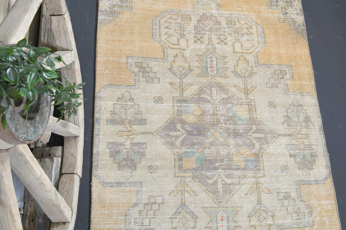 Oriental Vintage Oushak Runner Rug