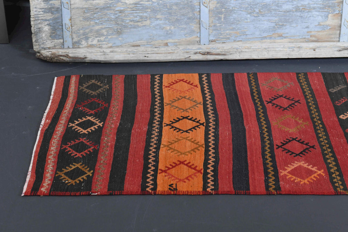 Kilim Vintage Runner Rug