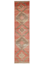 Turkish Vintage Runner Rug - 34861
