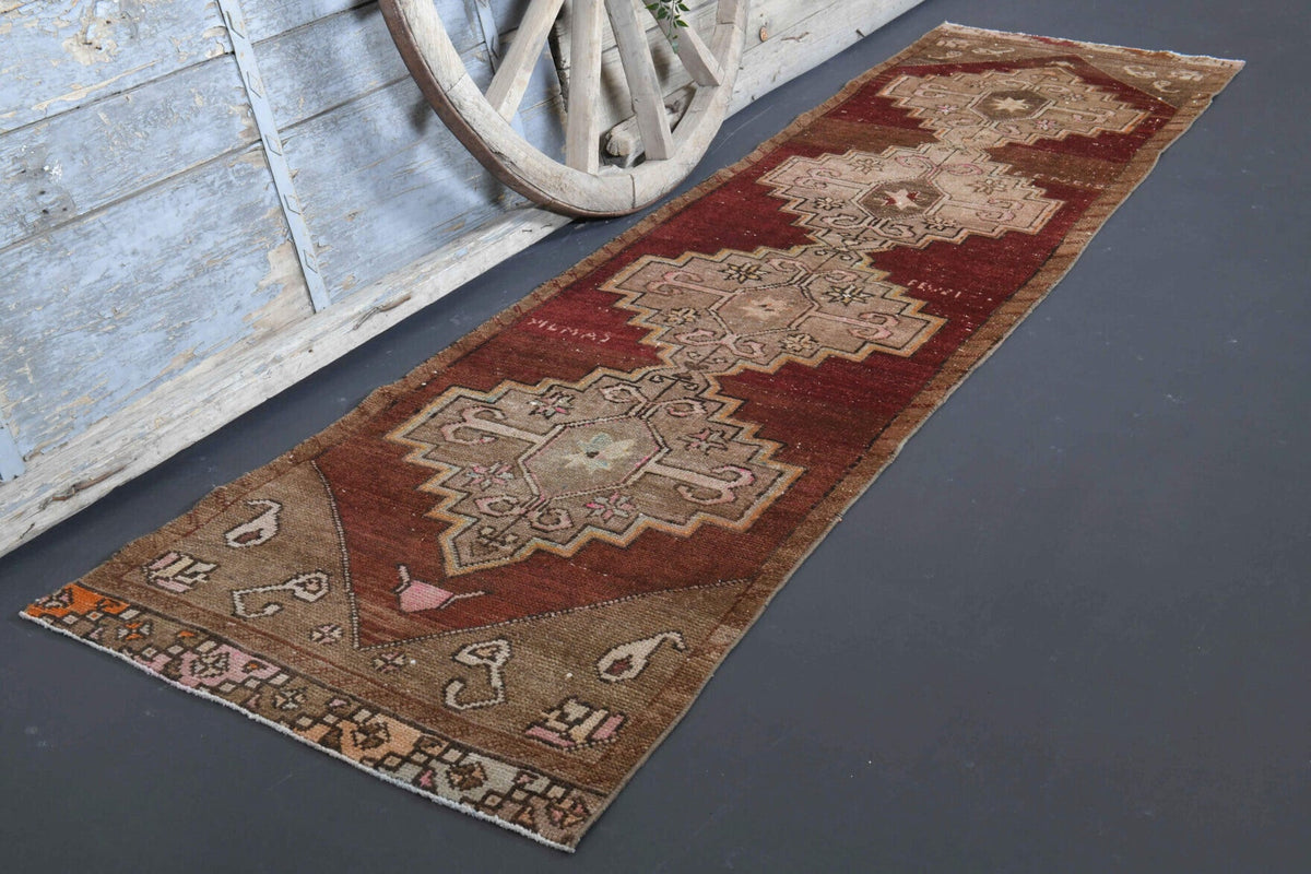 1960s Turkish Anatolian Vintage Runner Rug