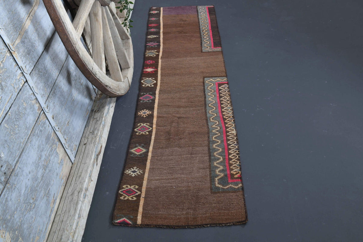 Flatweave Turkish Vintage Runner Rug