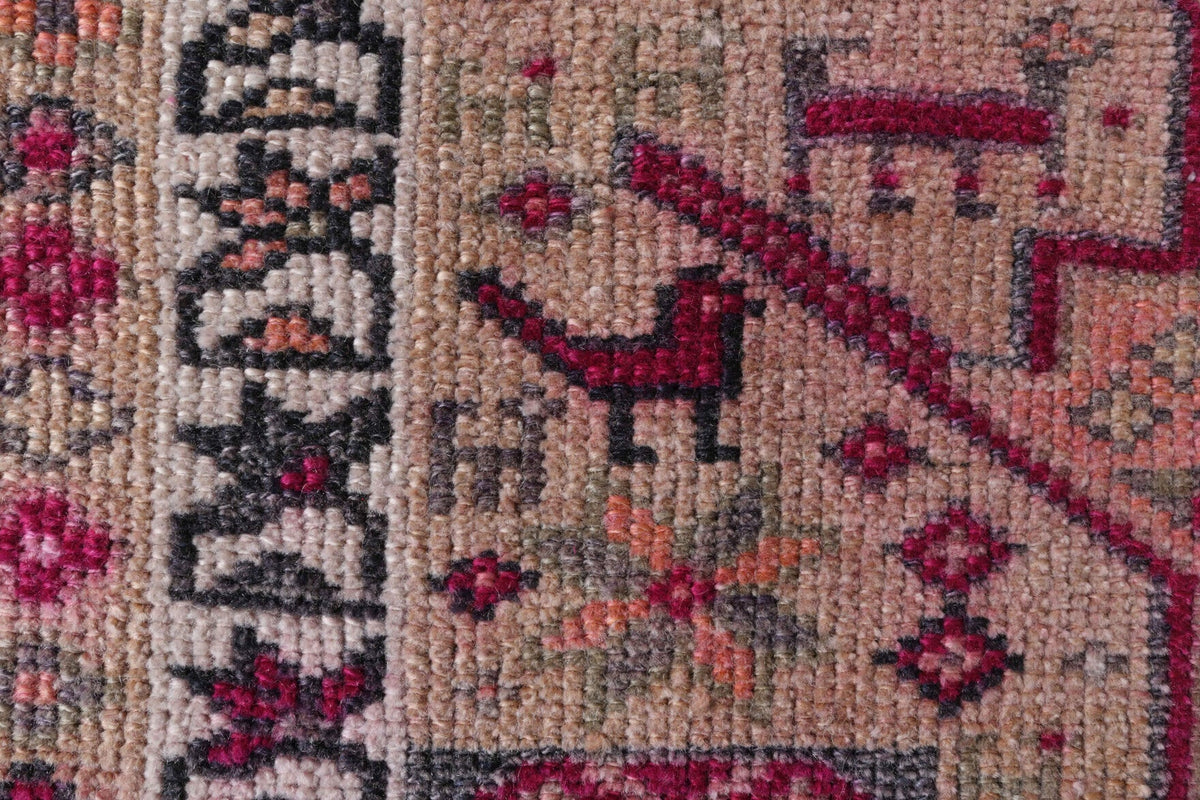 Heirloom Unique Vintage Handwoven Oushak Runner