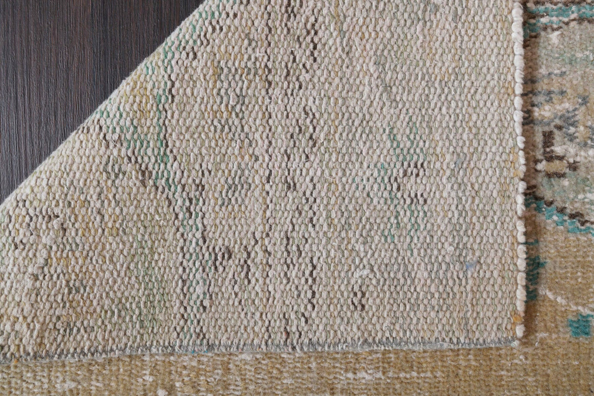 El yapımı vintage yolluk 74x272 cm oryantal desenli yün - farklı açıdan görünüm