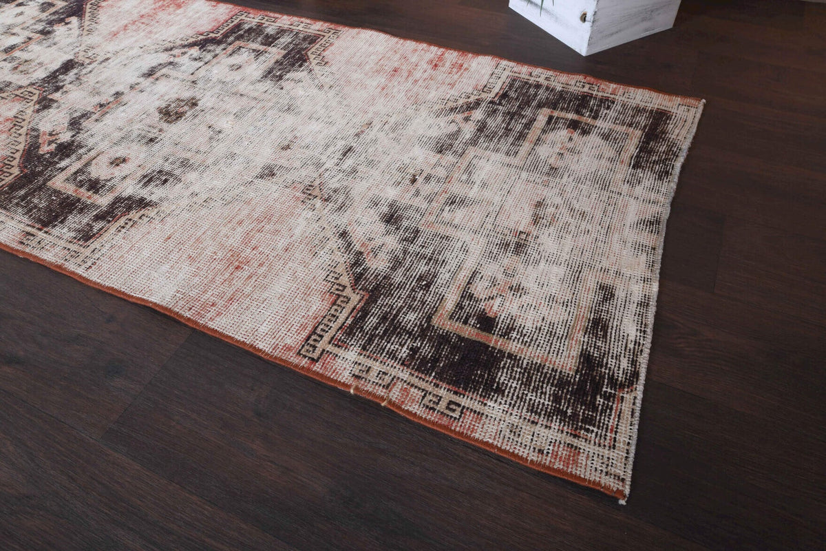 El yapımı vintage yolluk 79x277 cm oryantal desenli yün - mekan görünümü