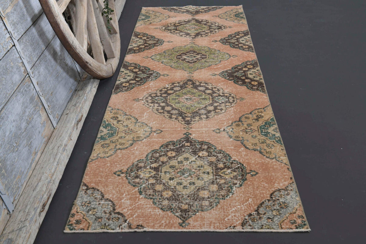 Oushak Vintage Runner Rug