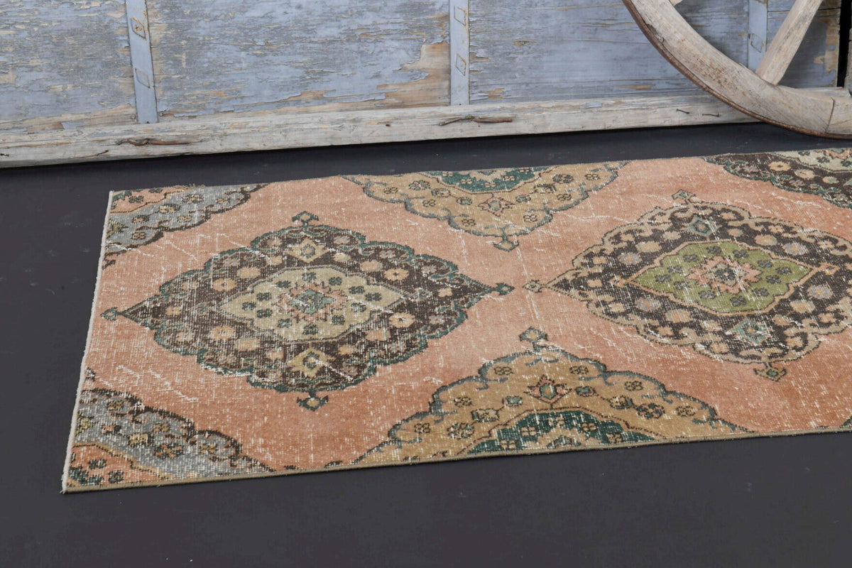 Oushak Vintage Runner Rug