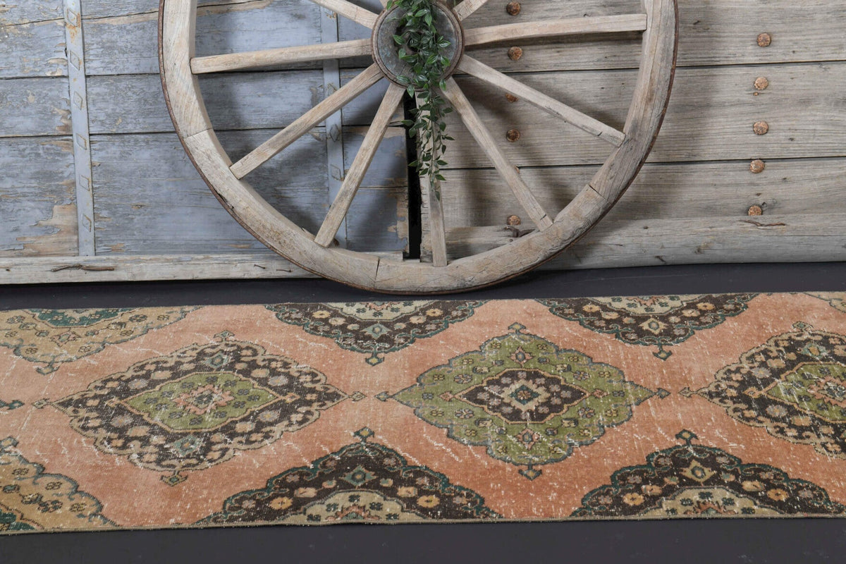 Oushak Vintage Runner Rug