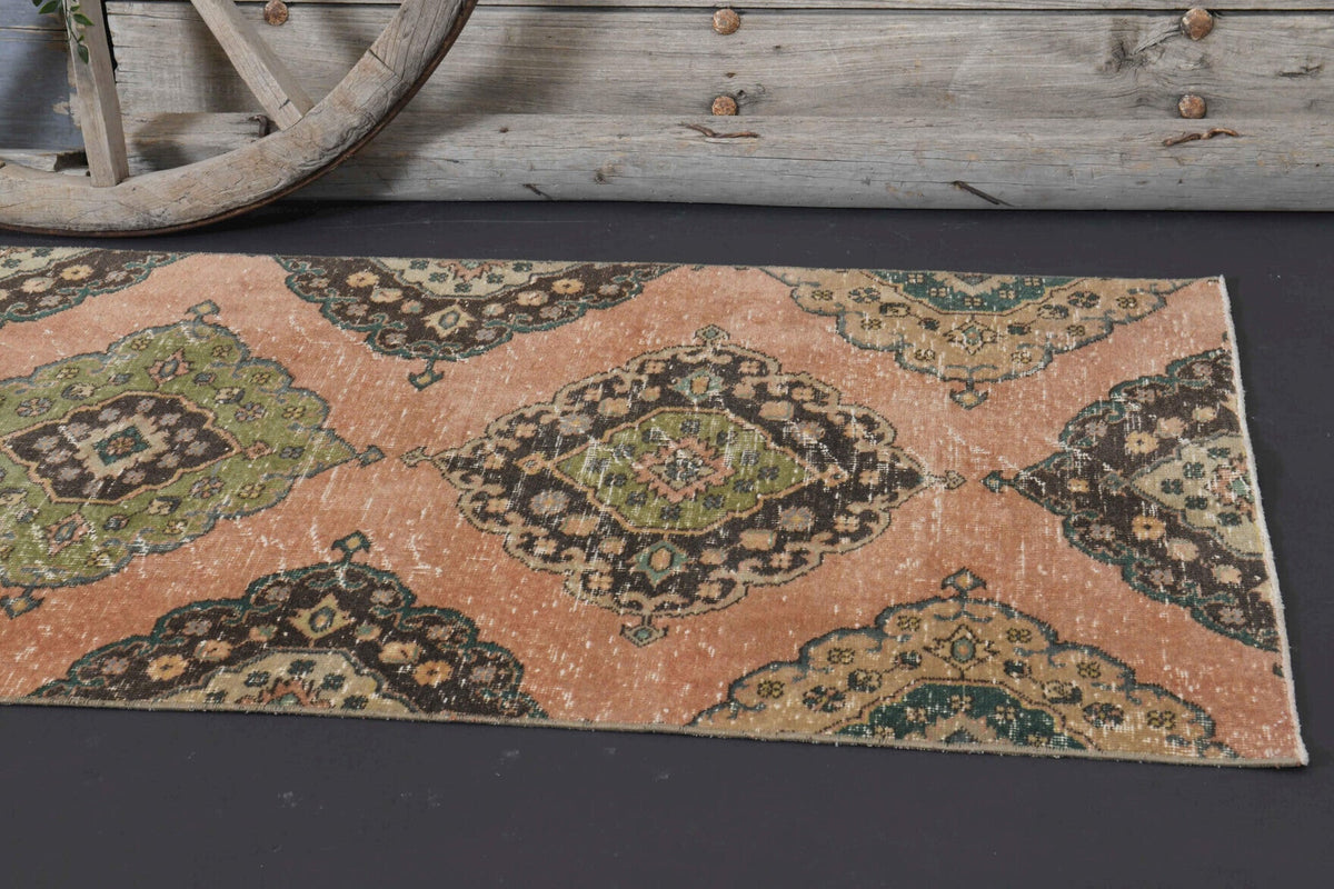 Oushak Vintage Runner Rug