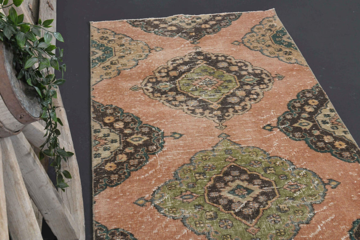 Oushak Vintage Runner Rug
