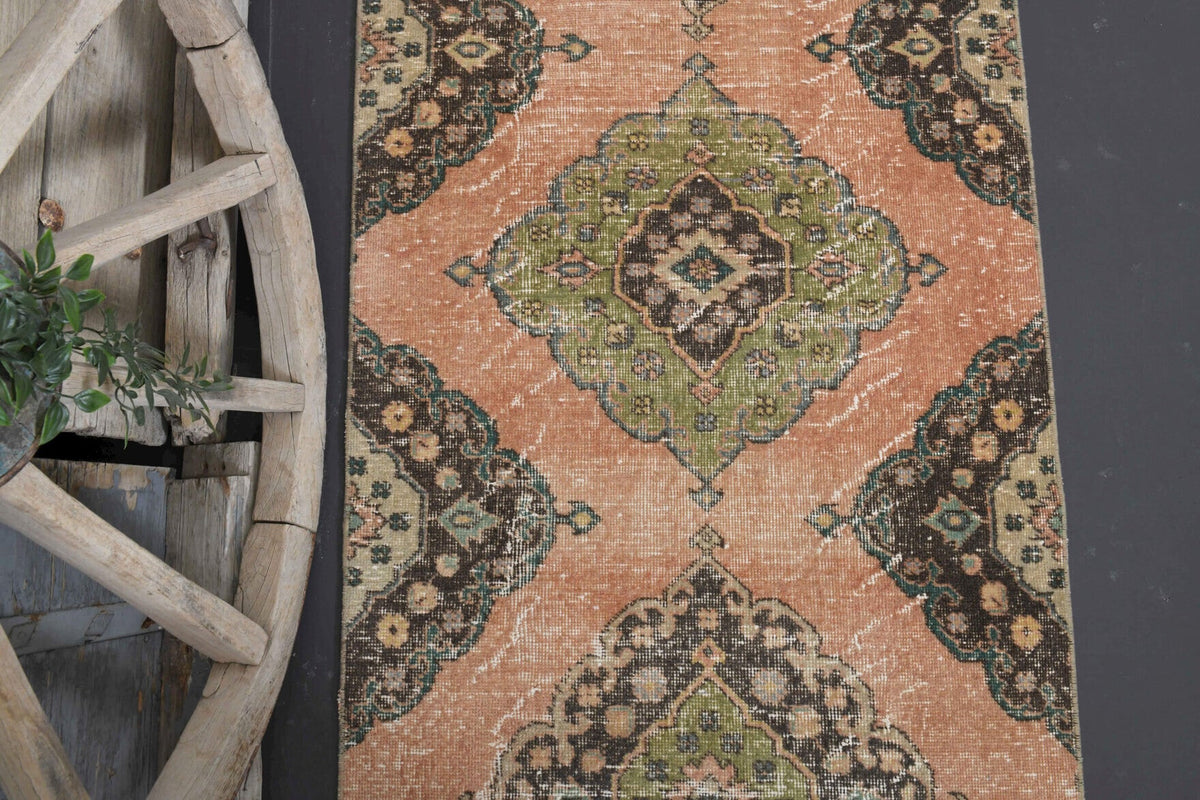 Oushak Vintage Runner Rug