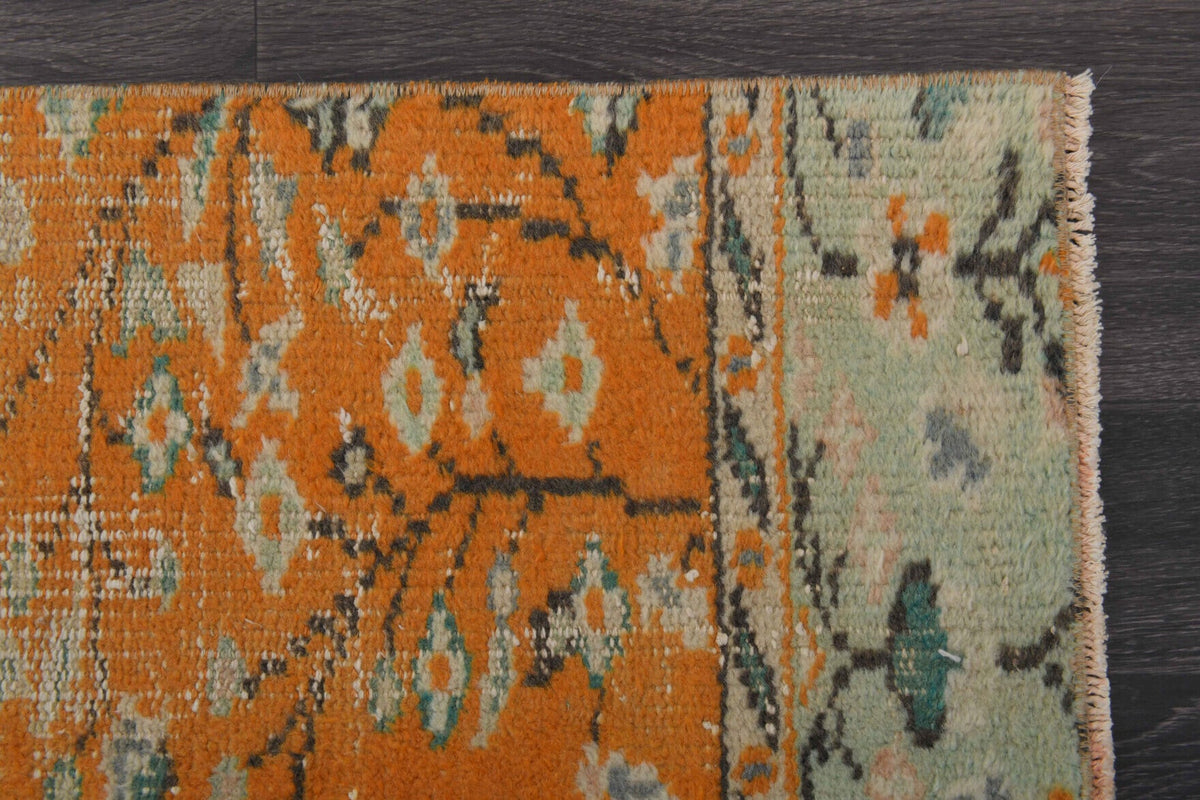 Vintage Oushak Runner Rug - 34330