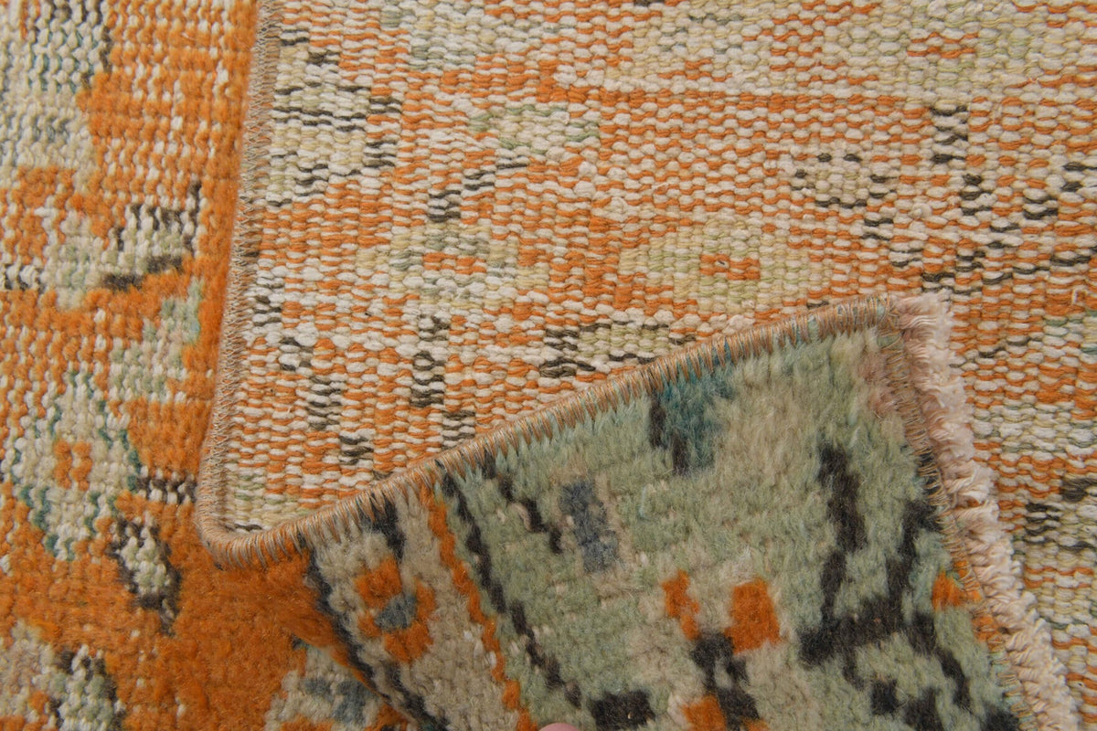 Vintage Oushak Runner Rug - 34330