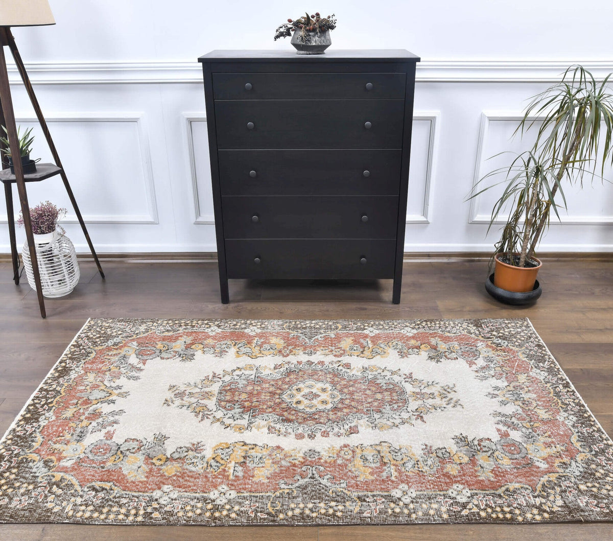 Vintage Oushak Area Rug