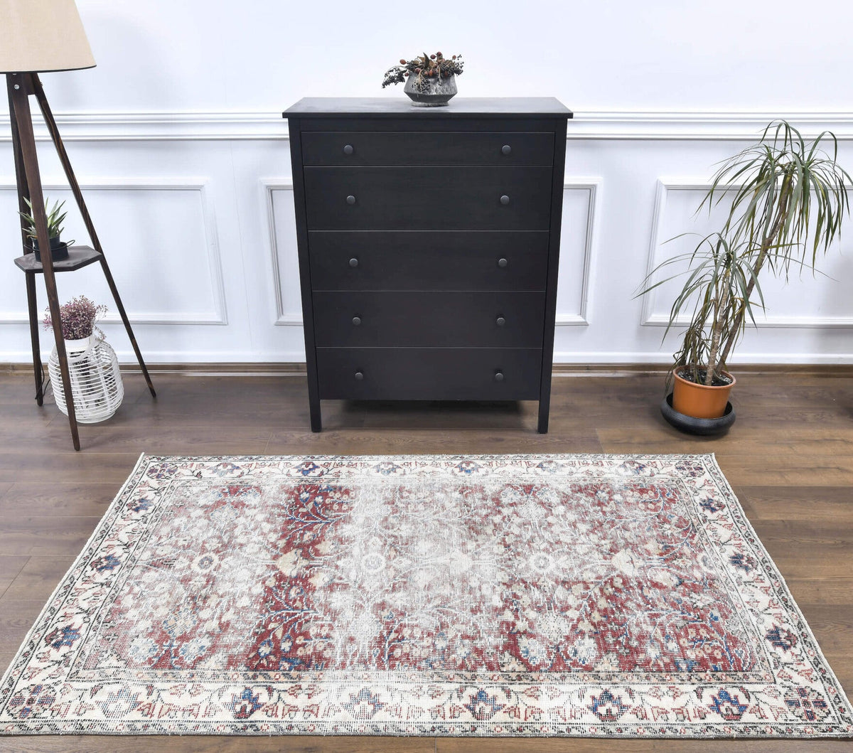 Vintage Purple Anatolian Area Rug