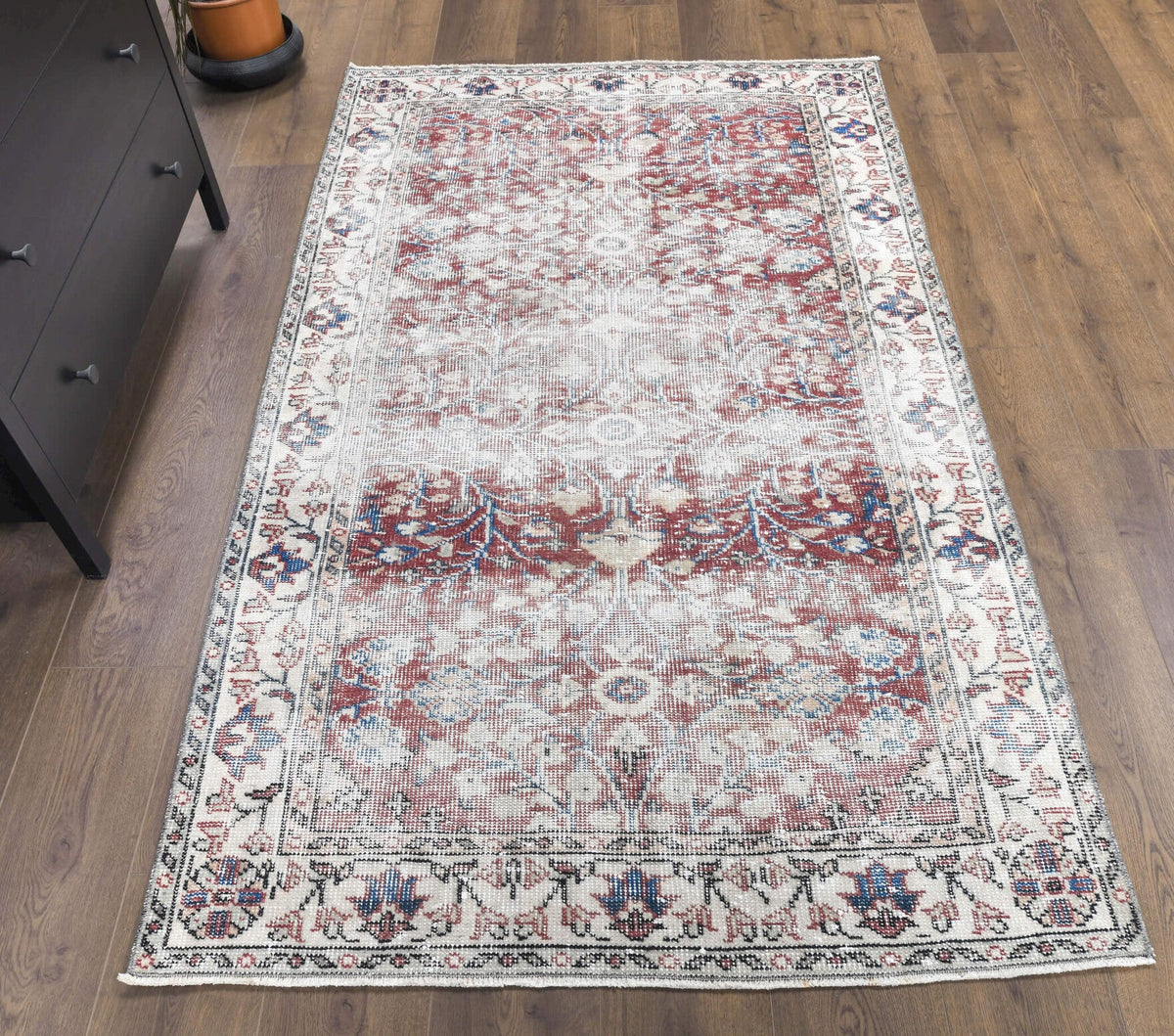 Vintage Purple Anatolian Area Rug