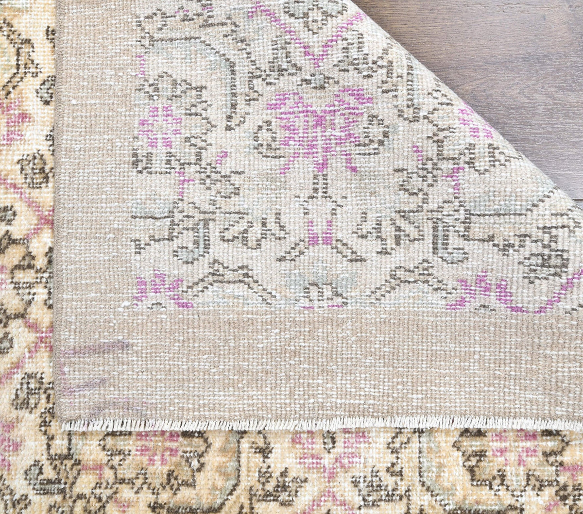 Vintage Hereke Accent Rug