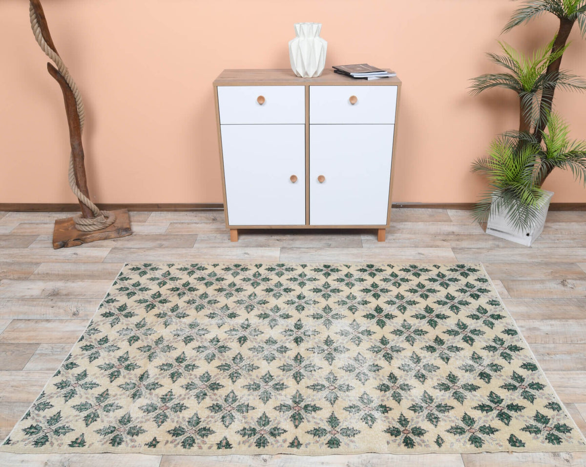 Retro Style Anatolian Area Rug