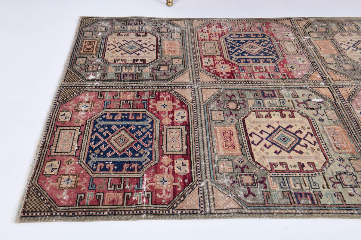 Ikat Design Anatolian Area Rug