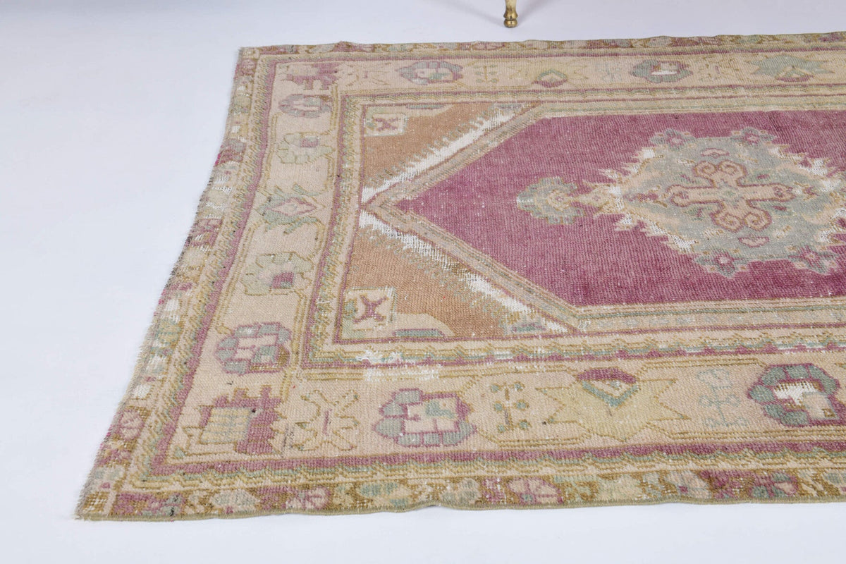 Vintage Area Varosh Oushak Rug