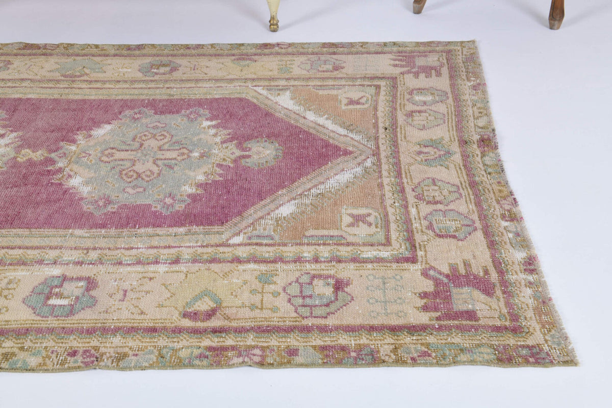 Vintage Area Varosh Oushak Rug