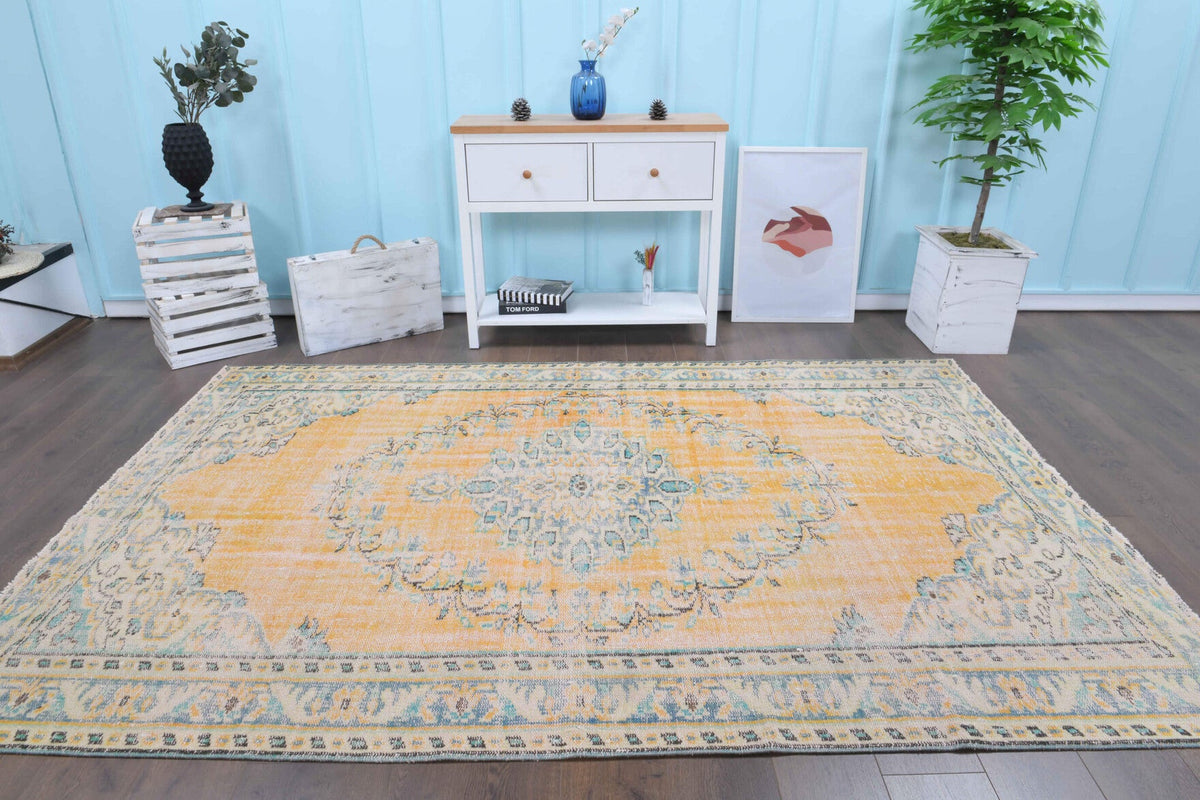 Vintage Oushak Area Rug