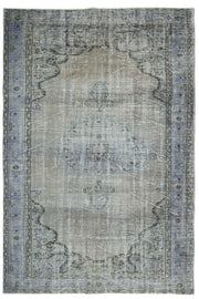 Muted Vintage Area Anatolian Rug