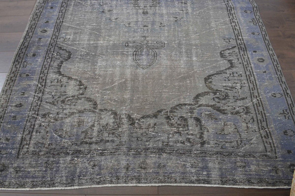 Muted Vintage Area Anatolian Rug
