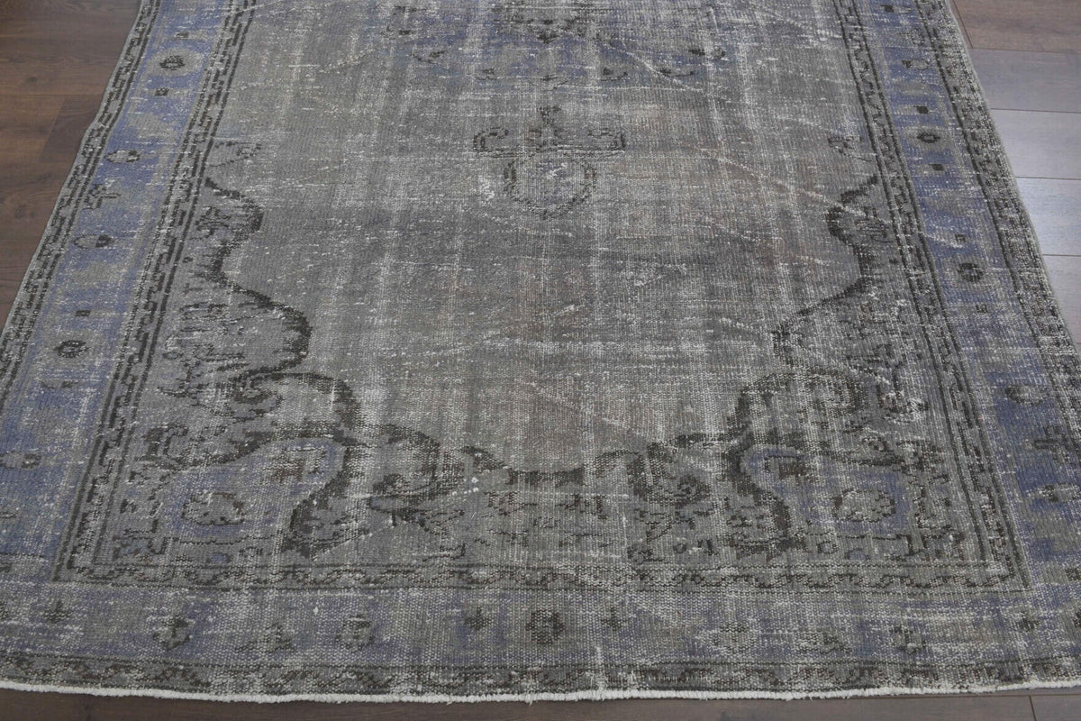 Muted Vintage Area Anatolian Rug
