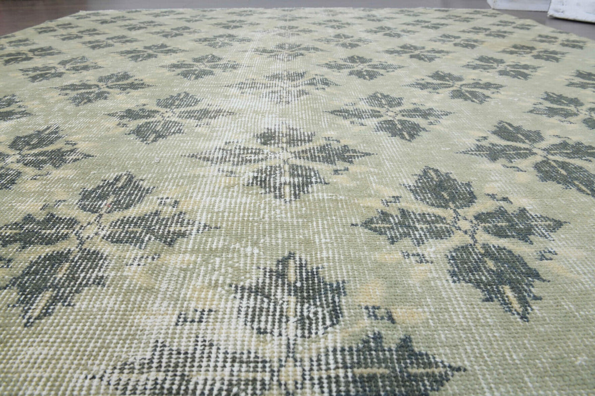 Vintage Hereke Floral Area Rug