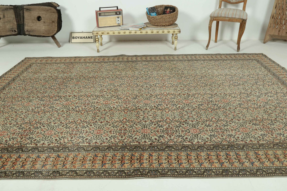 Vintage Original Hereke Area Rug