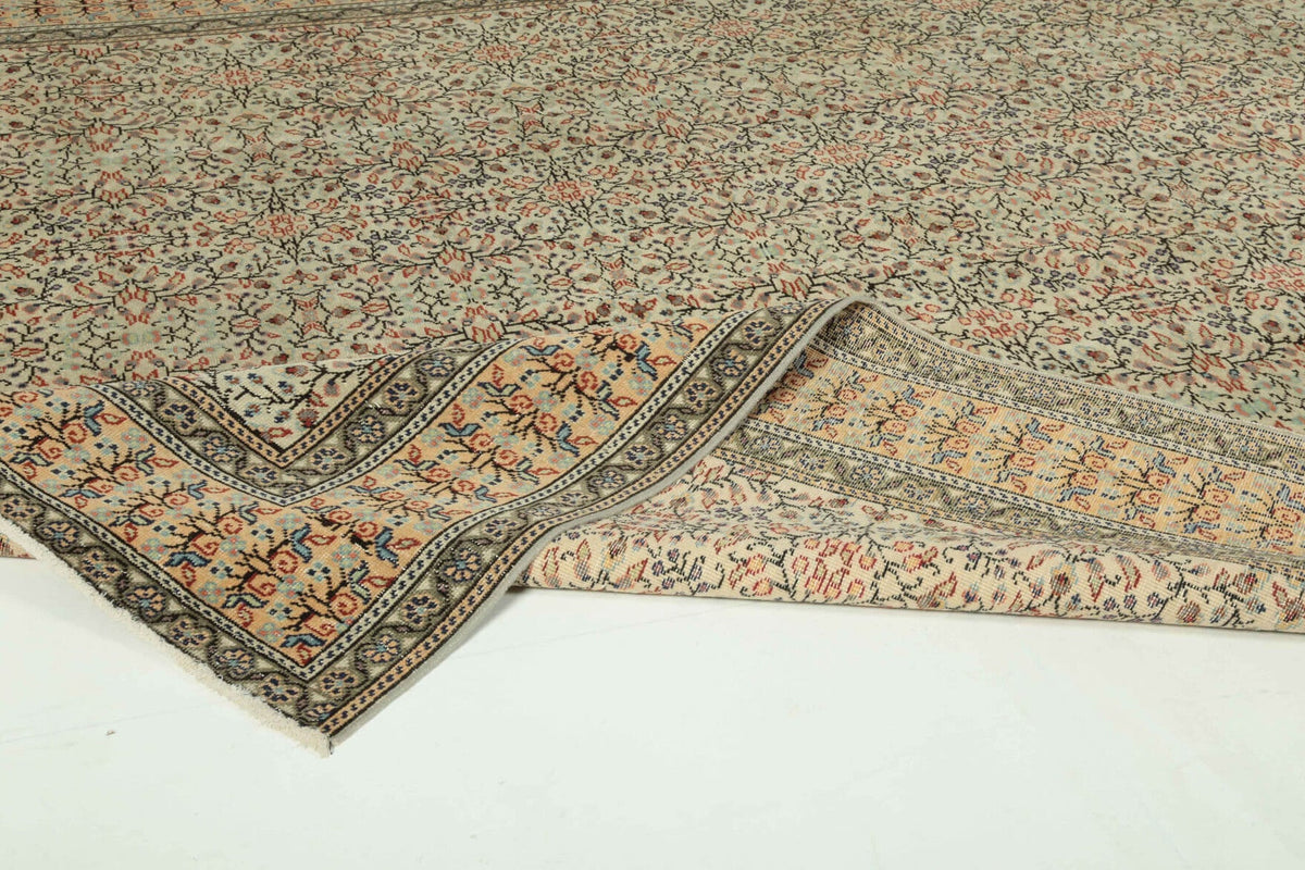 Vintage Original Hereke Area Rug