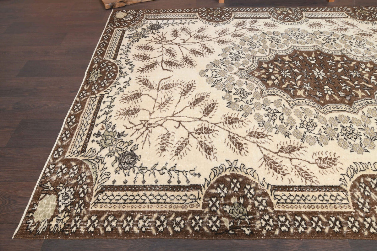 Vintage Oriental Turkish Oushak Area Rug