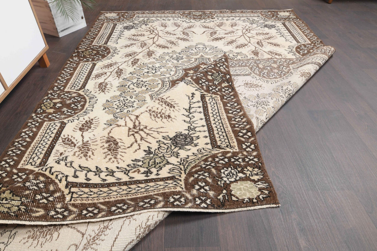 Vintage Oriental Turkish Oushak Area Rug