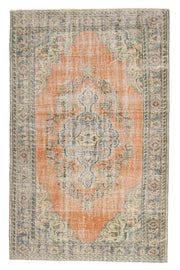 Vintage Anatolian Orange Area Rug