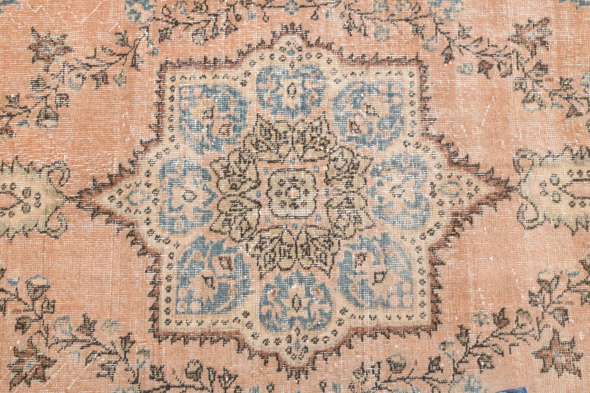 Vintage Anatolian Oriental Area Rug