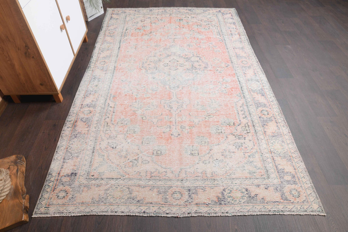Faded Pink Anatolian Vintage Area Rug