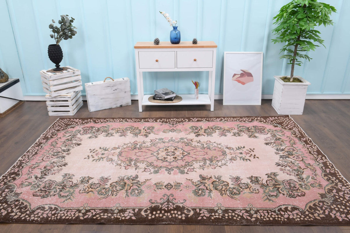 Vintage Oushak Area Rug