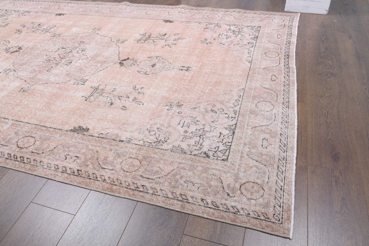 Vintage Oushak Turkish Area Rug