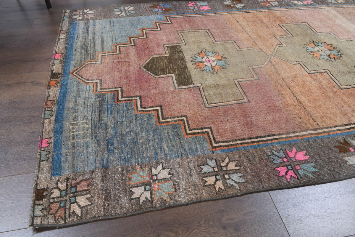 Antique Oushak Living Room Rug