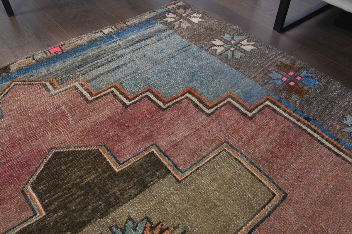 Antique Oushak Living Room Rug