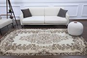 1970'lerden Anadolu kökenli oryantal desenli el dokuma vintage halı, 160x273 cm