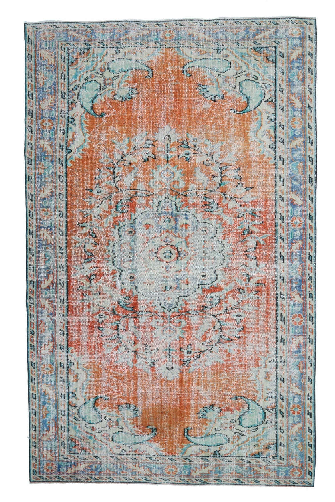 Oriental Oushak Vintage Area Rug