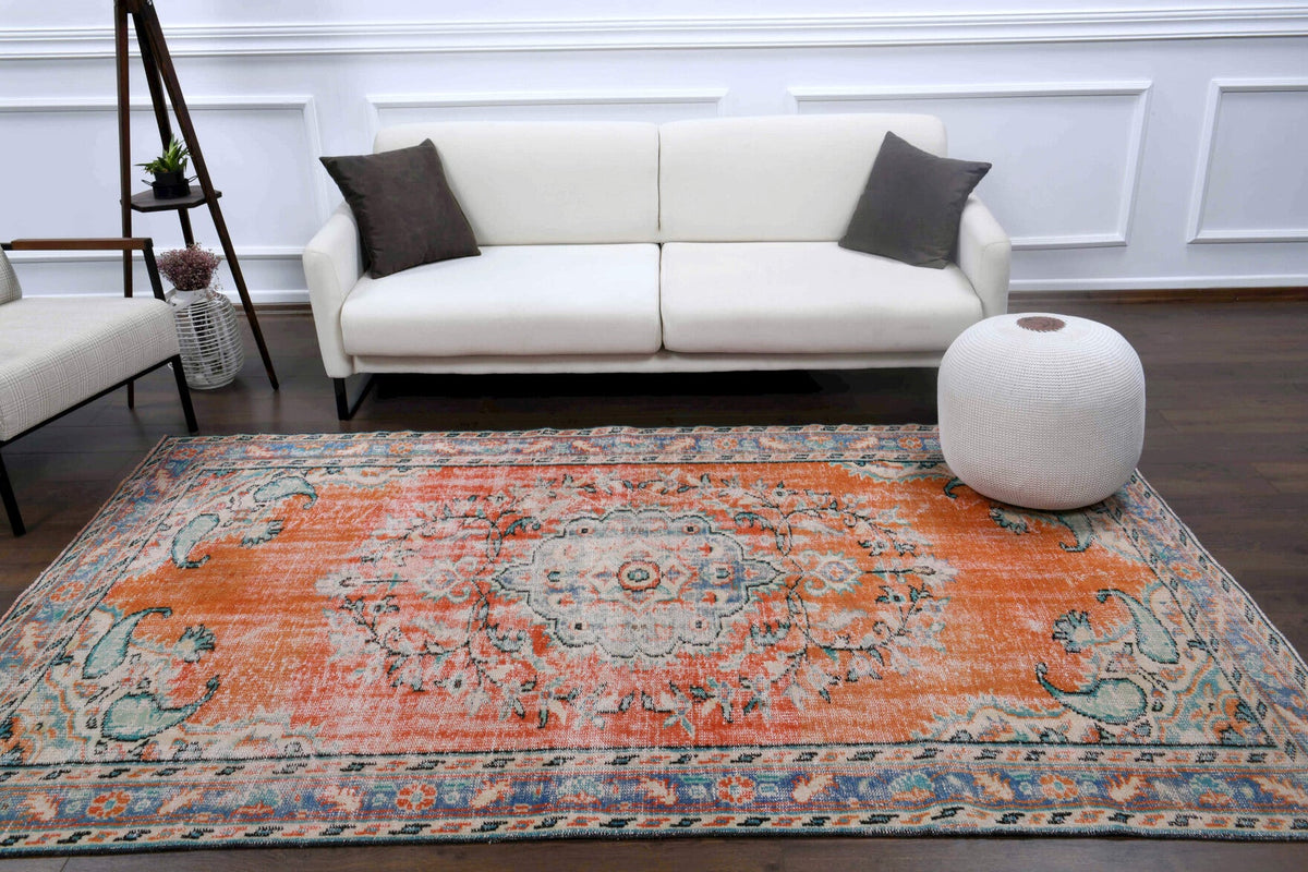 Oriental Oushak Vintage Area Rug