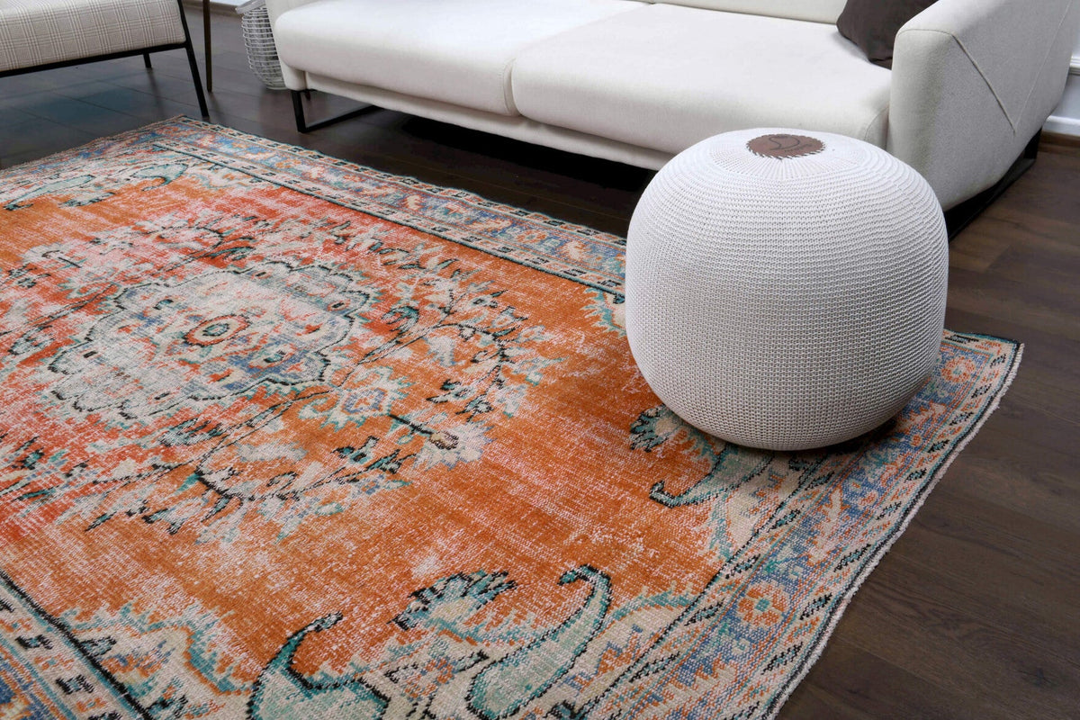 Oriental Oushak Vintage Area Rug