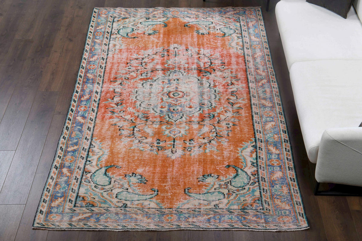 Oriental Oushak Vintage Area Rug