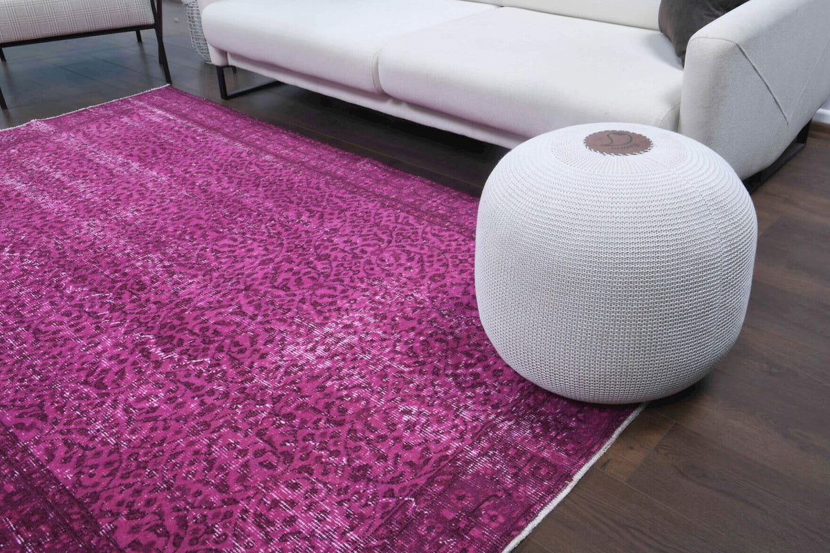 Vintage Area Hereke Floral Rug
