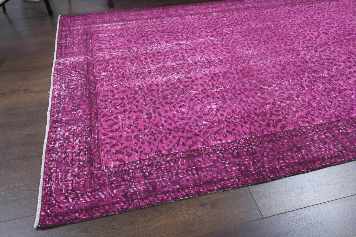 Vintage Area Hereke Floral Rug