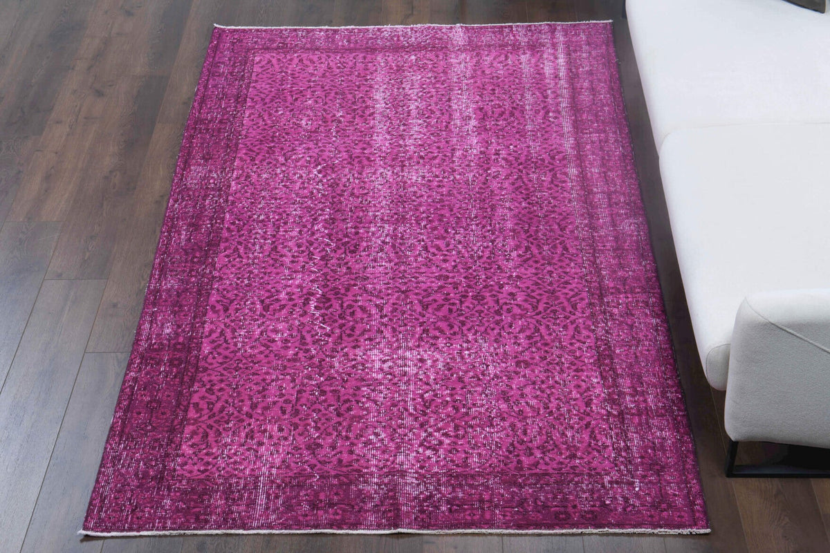 Vintage Area Hereke Floral Rug